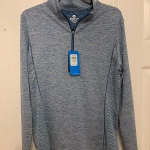 Women’s Quarter zip blue pullover